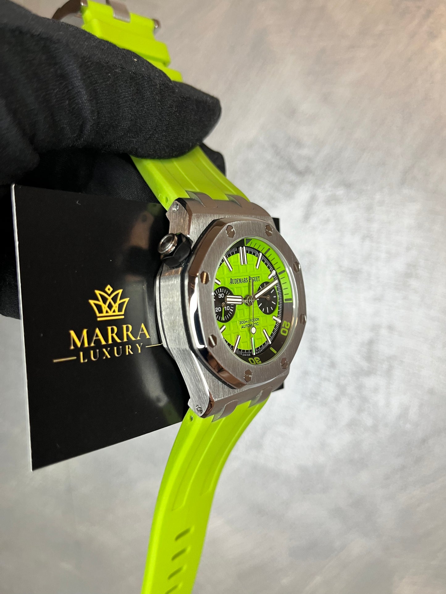 AUDEMARS PIGUET ROYAL OAK OFFSHORE CINTURINO IN CAUCCIÙ VERDE