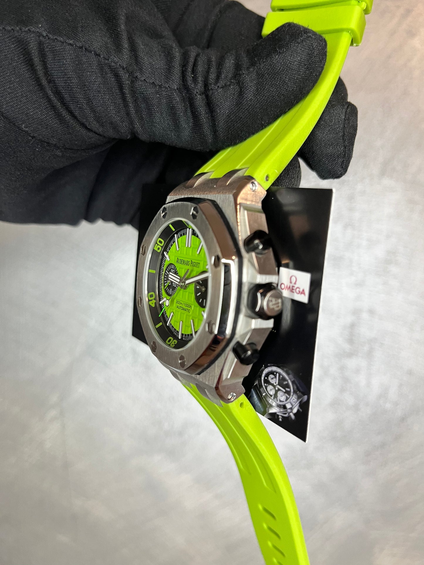 AUDEMARS PIGUET ROYAL OAK OFFSHORE CINTURINO IN CAUCCIÙ VERDE
