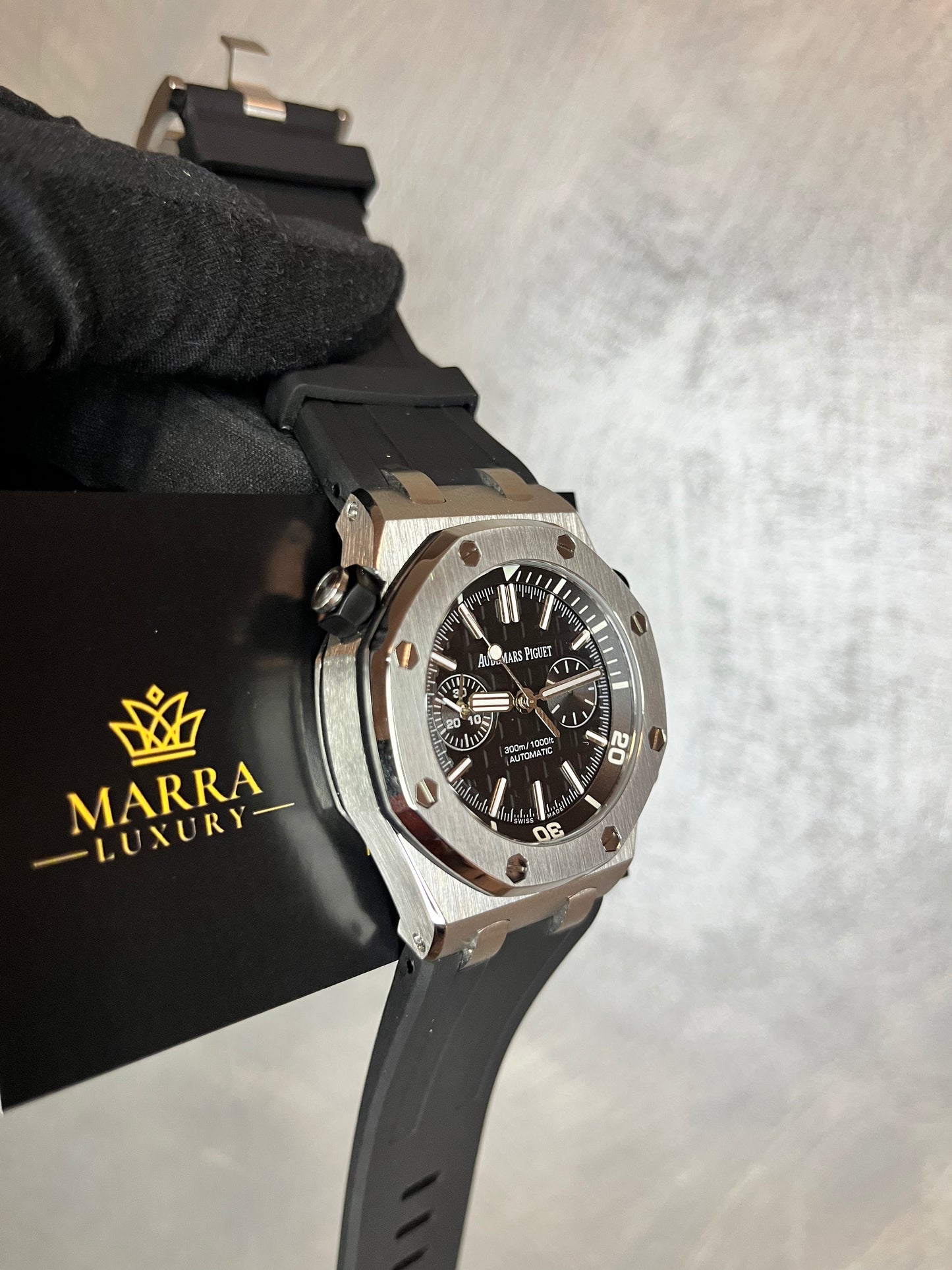 AUDEMARS PIGUET ROYAL OAK OFFSHORE CINTURINO IN CAUCCIÙ NERO