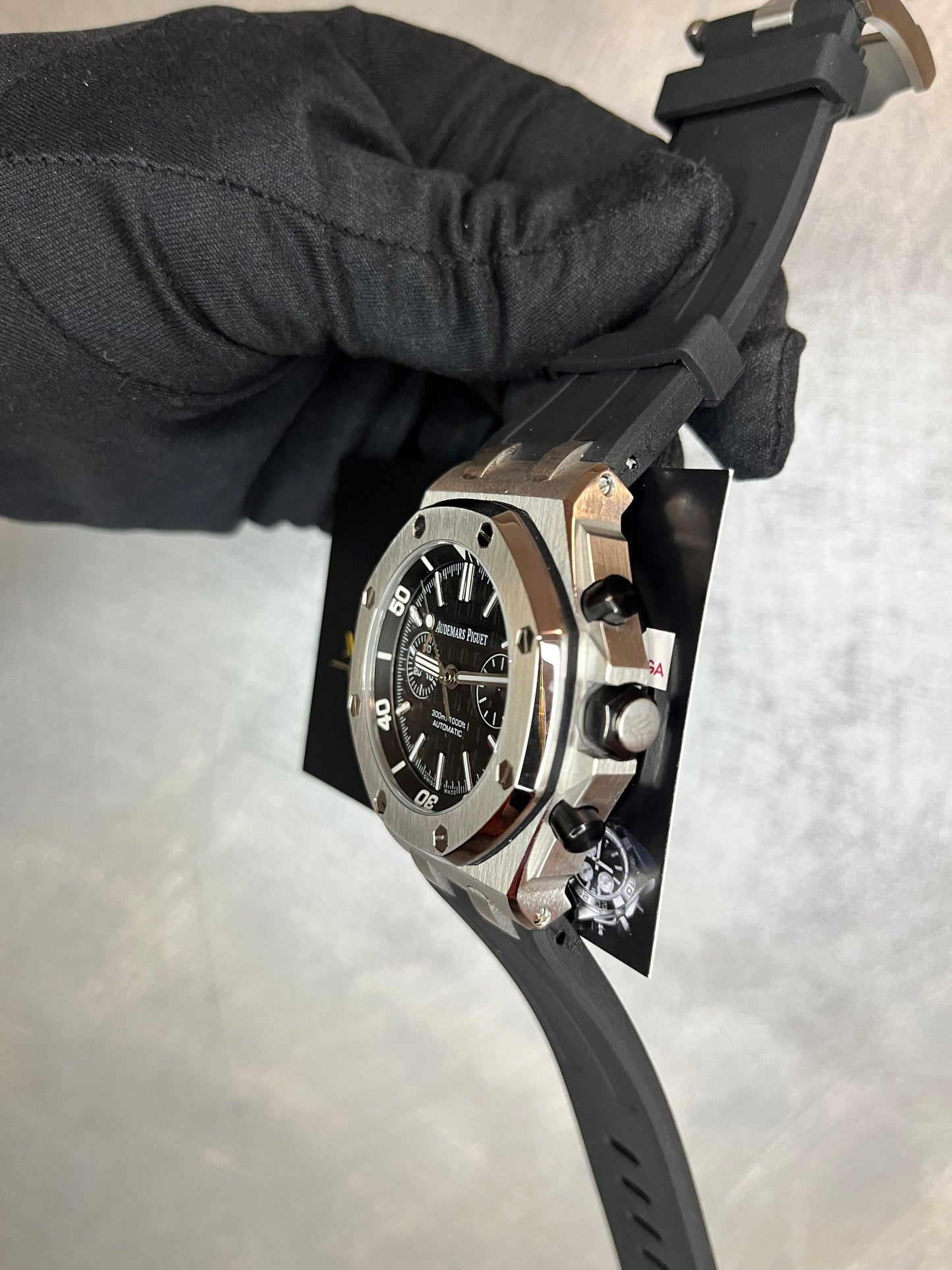 AUDEMARS PIGUET ROYAL OAK OFFSHORE CINTURINO IN CAUCCIÙ NERO