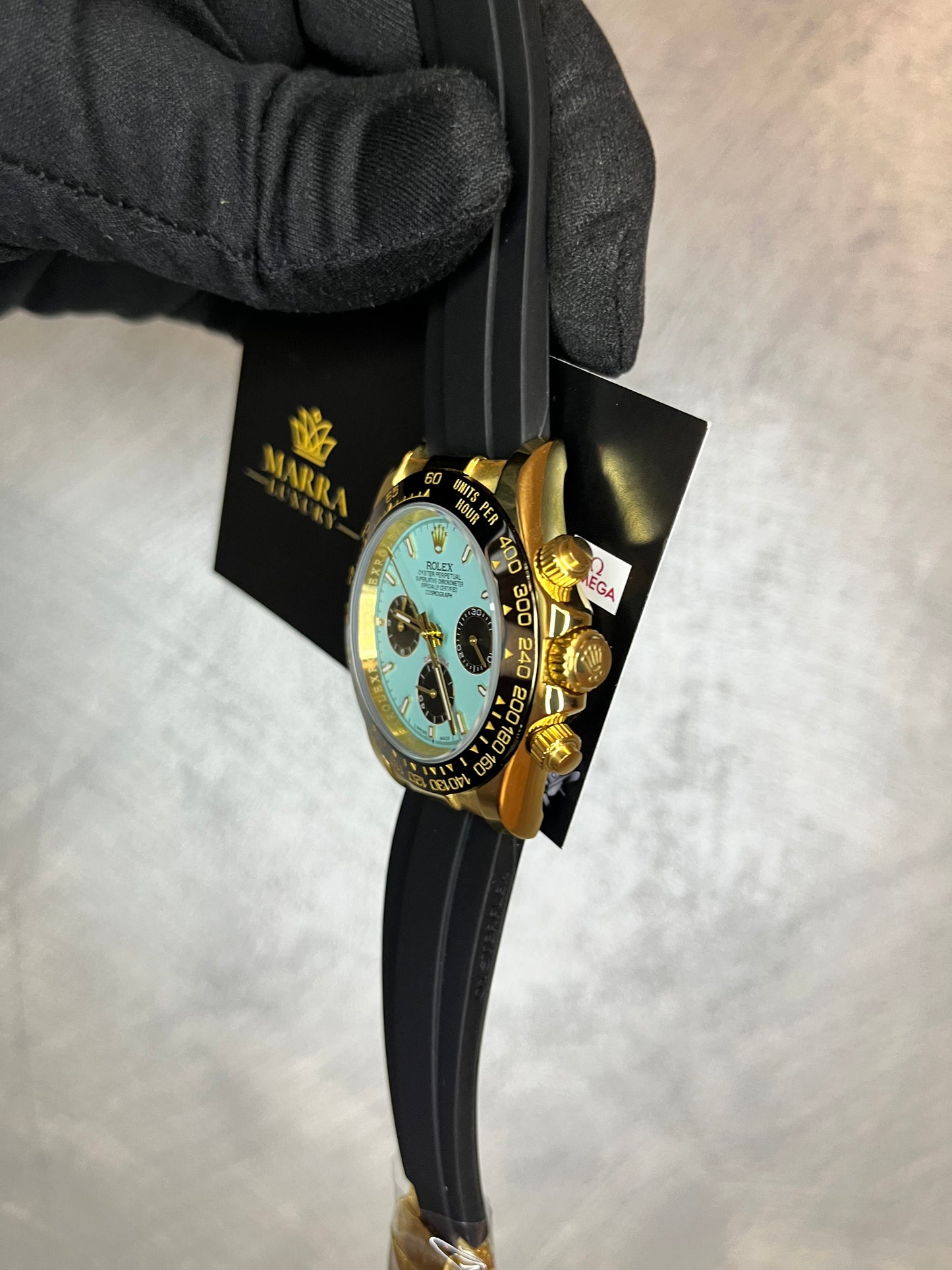 ROLEX DAYTONA OYSTERFLEX CASSA ORO GIALLO QUADRANTE TIFFANY