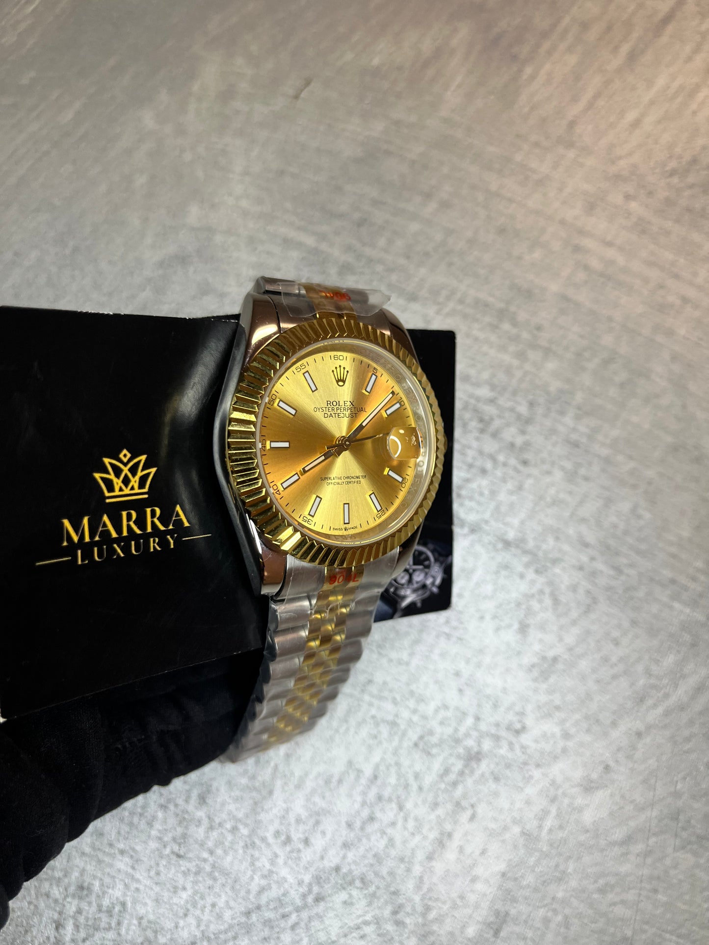 ROLEX DATEJUST JUBILEE QUADRANTE CHAMPAGNE ORO E ACCIAIO