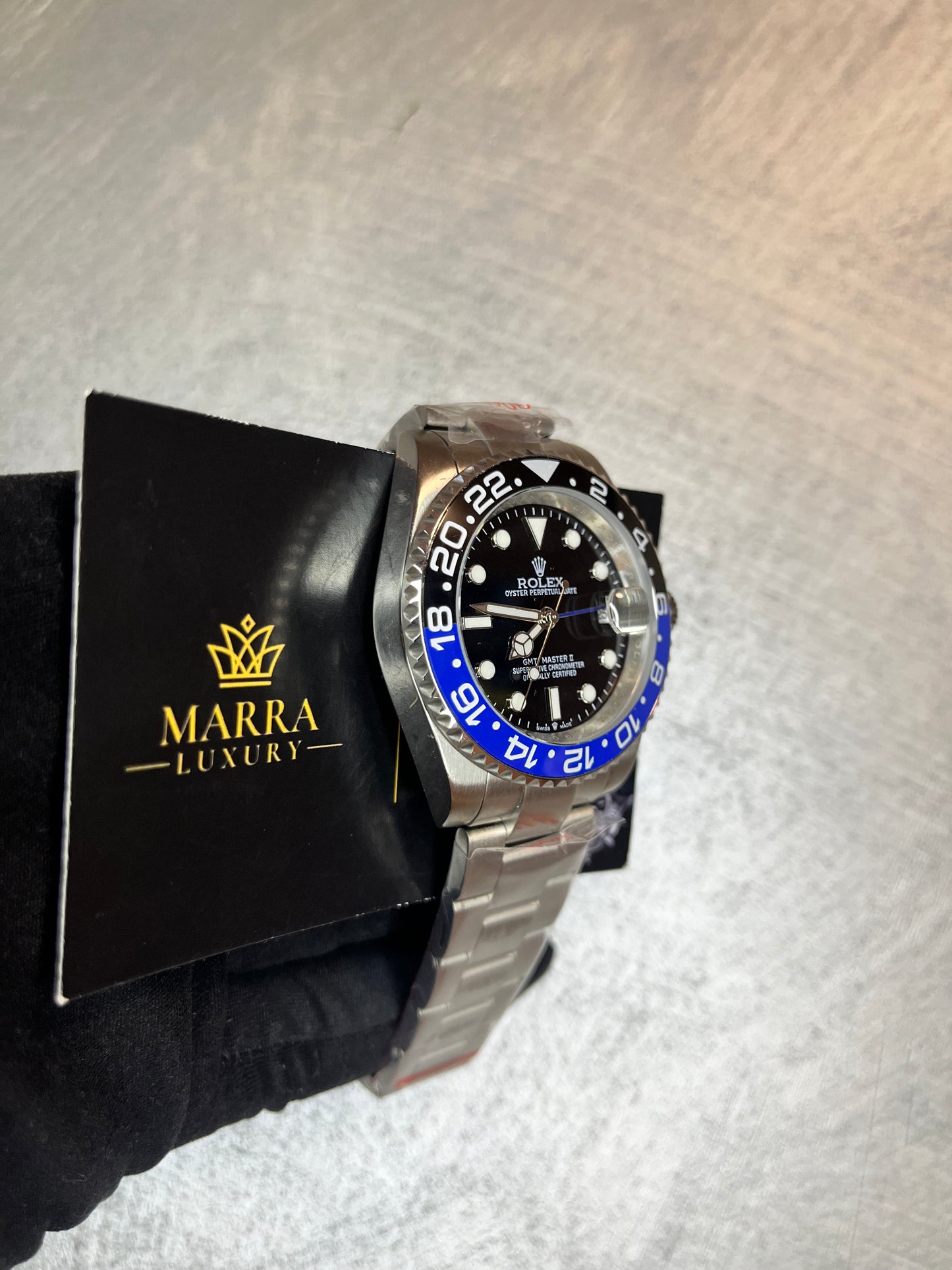 ROLEX GMT MASTER BATMAN OYSTER BLU E NERO
