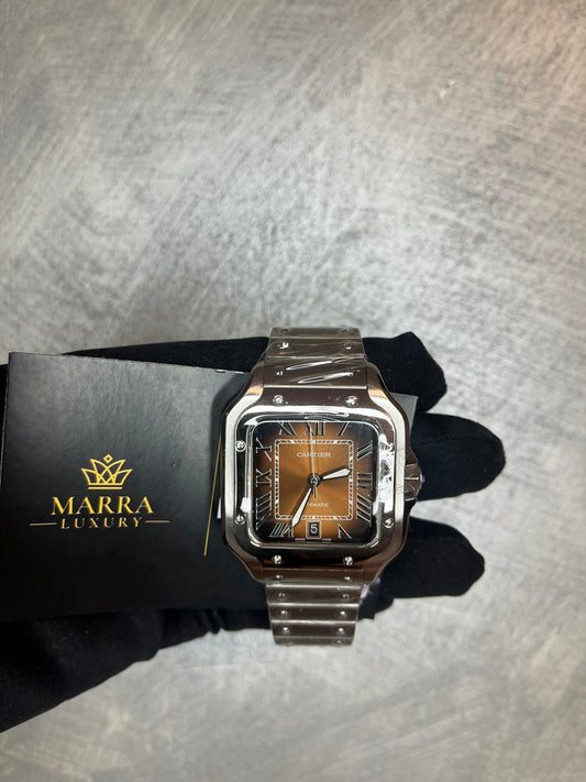 CARTIER SANTOS QUADRANTE CAMMELLO