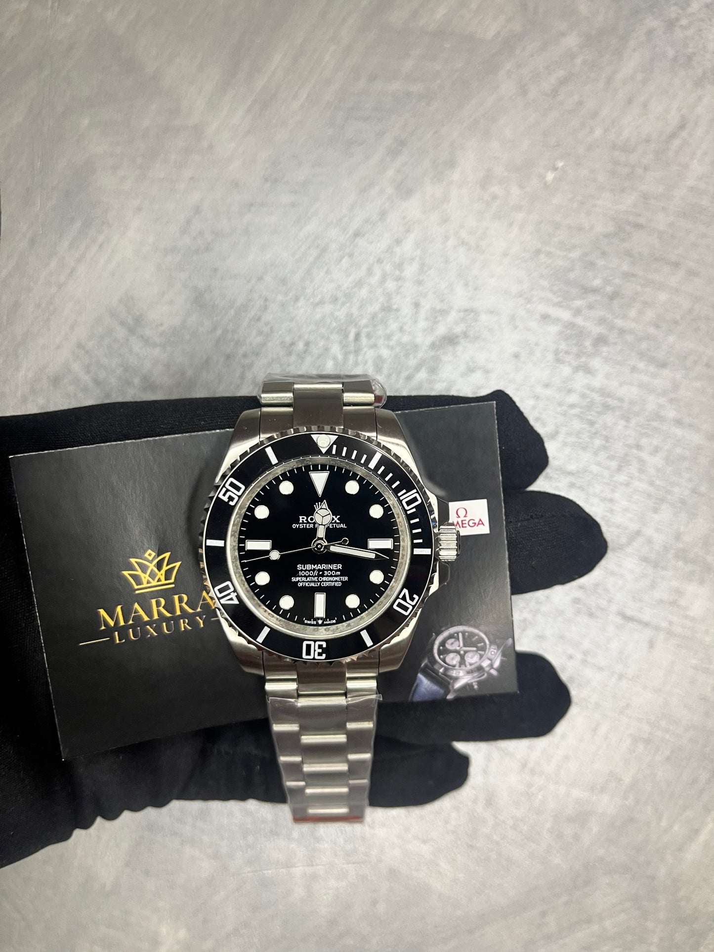 ROLEX SUBMARINER BLACK NO DATA