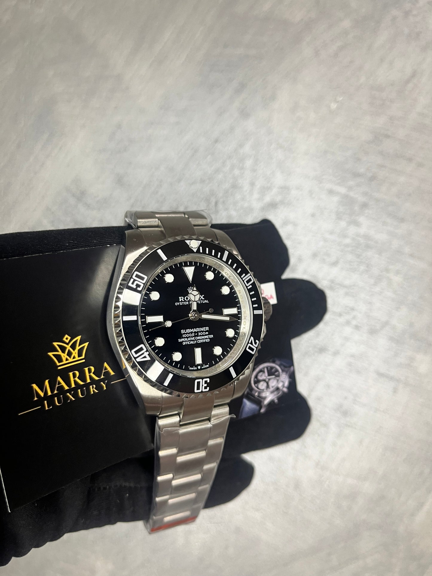 ROLEX SUBMARINER BLACK NO DATA