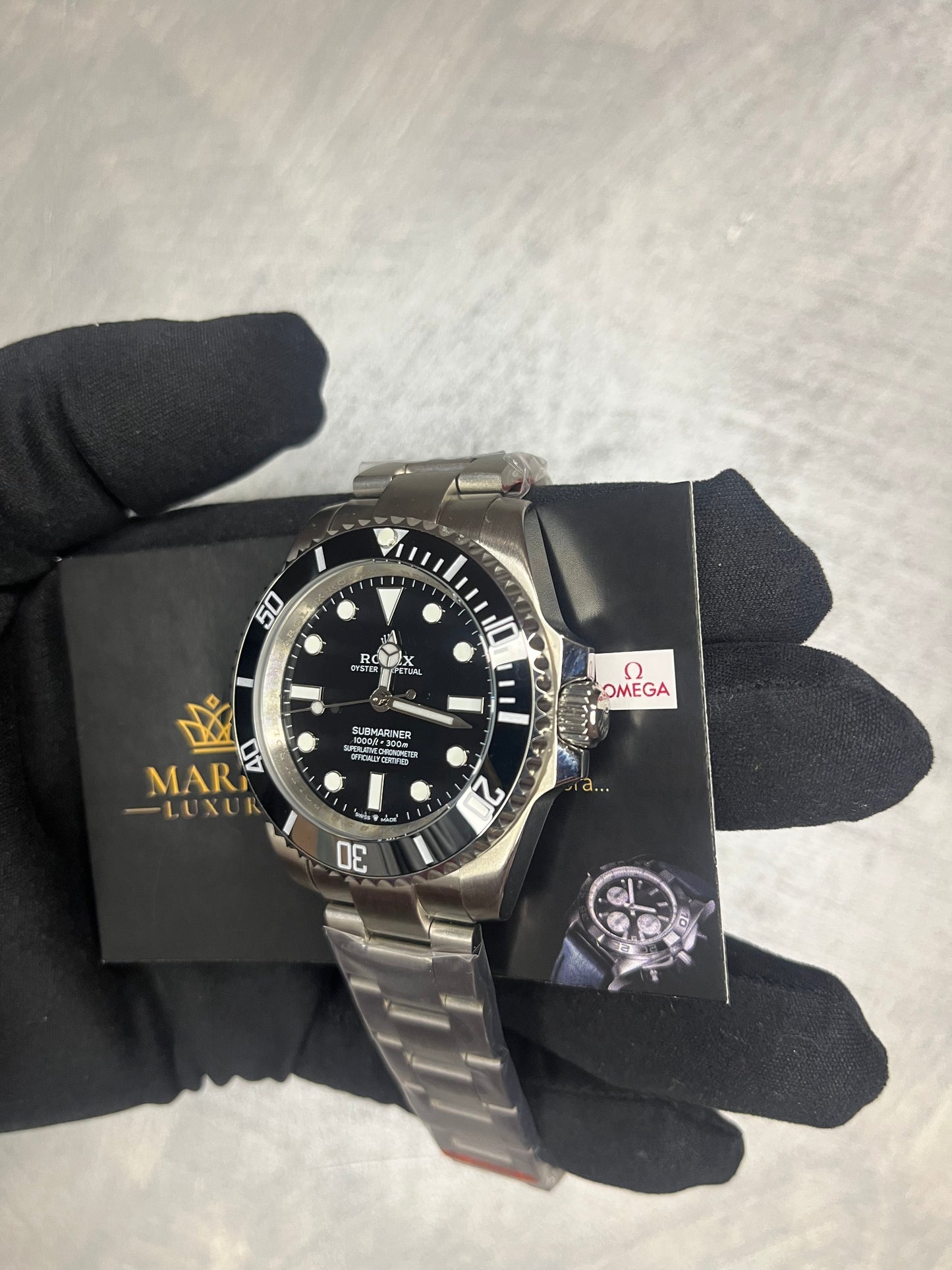 ROLEX SUBMARINER BLACK NO DATA