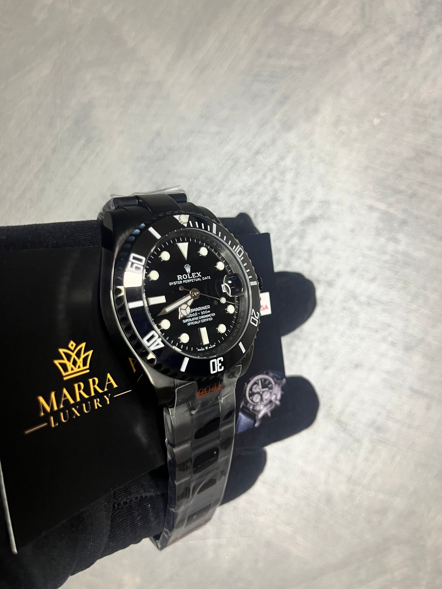 ROLEX SUBMARINER CASSA E BRACCIALE NERO