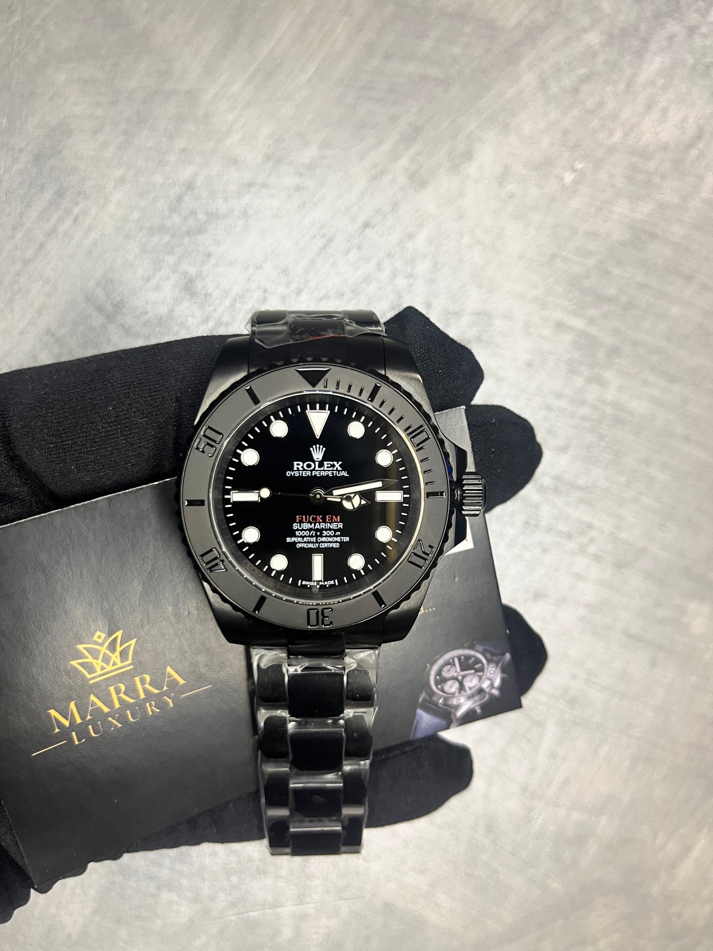 ROLEX SUBMARINER X SUPREME FUCK EM