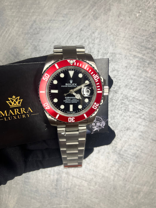 ROLEX SUBMARINER GHIERA ROSSA CON QUADRANTE NERO