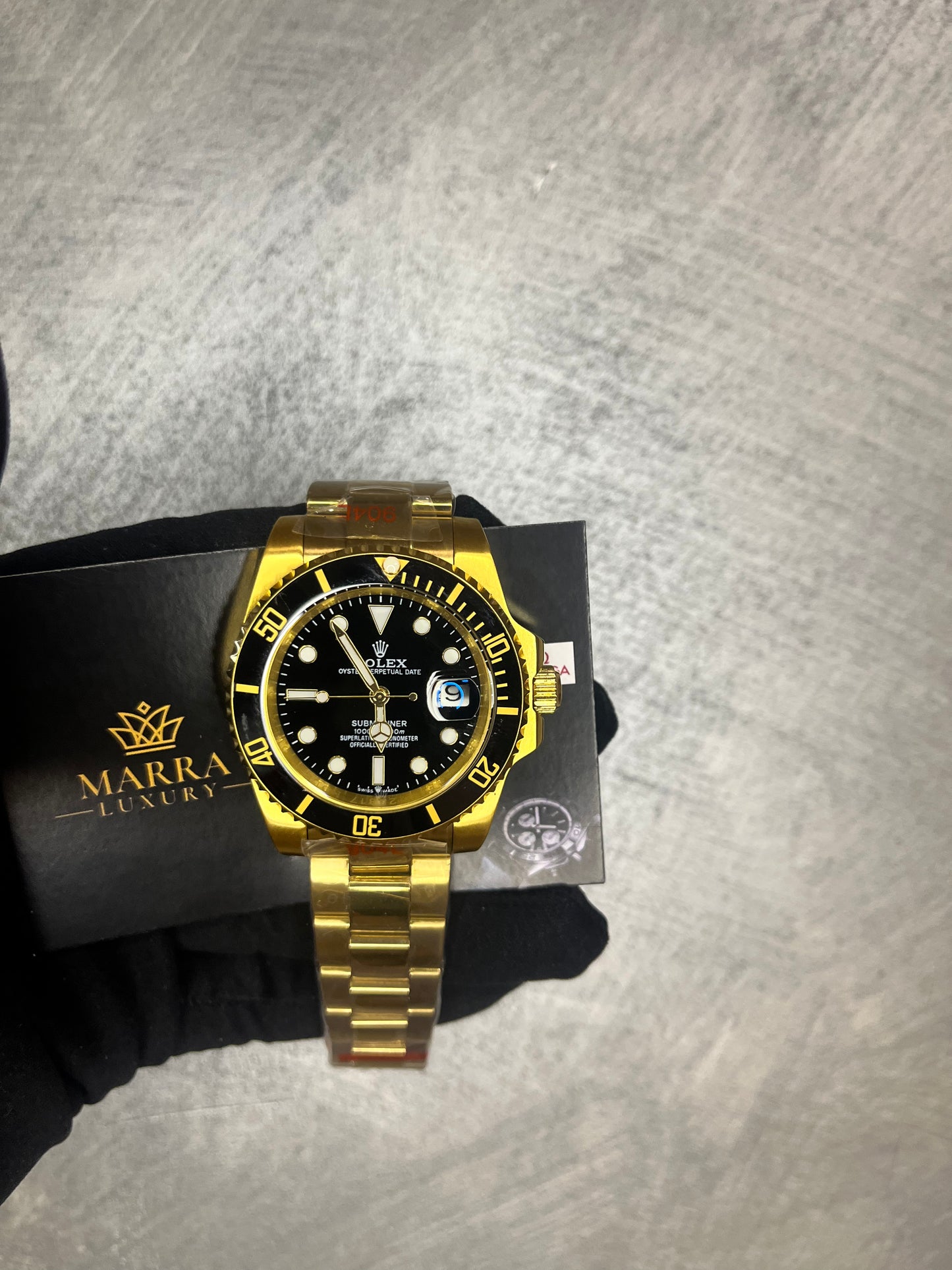 ROLEX SUBMARINER FULL ORO QUADRANTE NERO