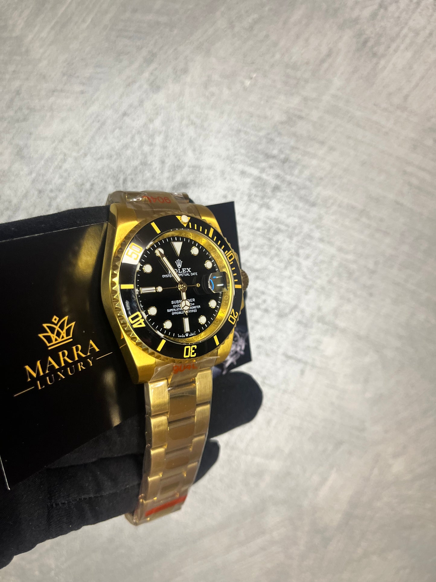 ROLEX SUBMARINER FULL ORO QUADRANTE NERO