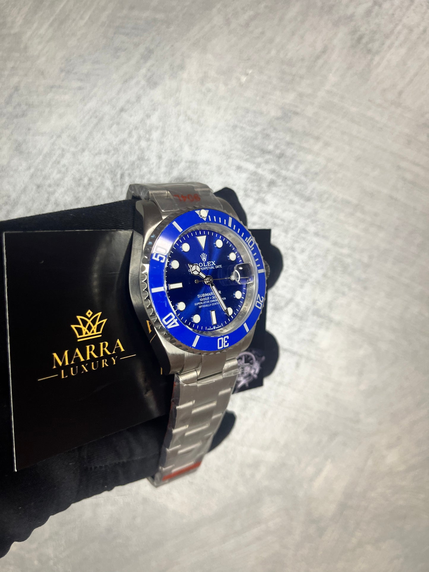 ROLEX SUBMARINER PUFFO GHIERA BLU QUADRANTE BLU