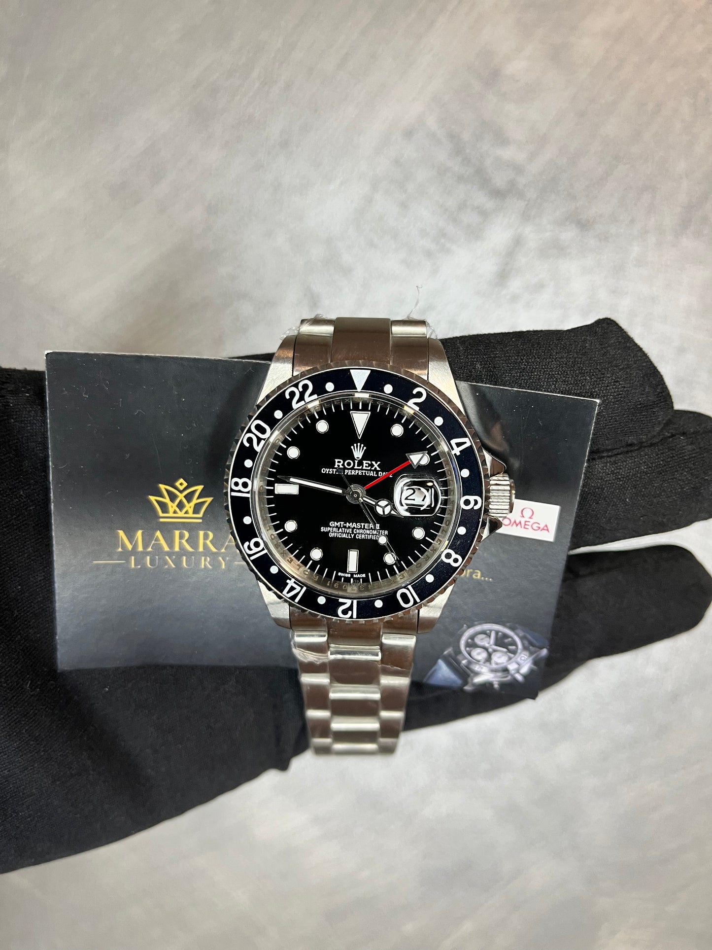 ROLEX GMT MASTER VINTAGE QUADRANTE NERO