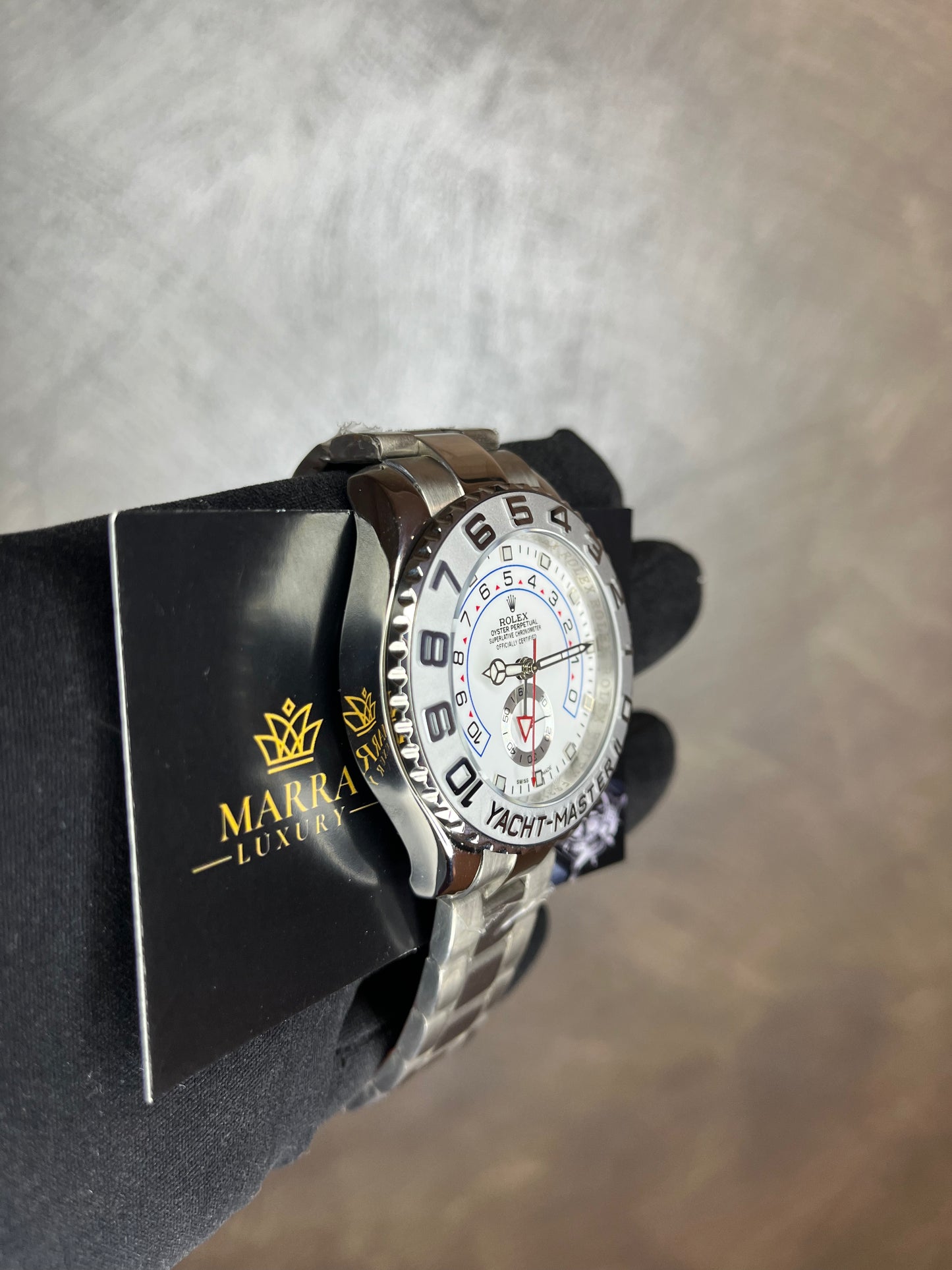 ROLEX YACHTMASTER ll QUADRANTE È GHIERA BIANCO