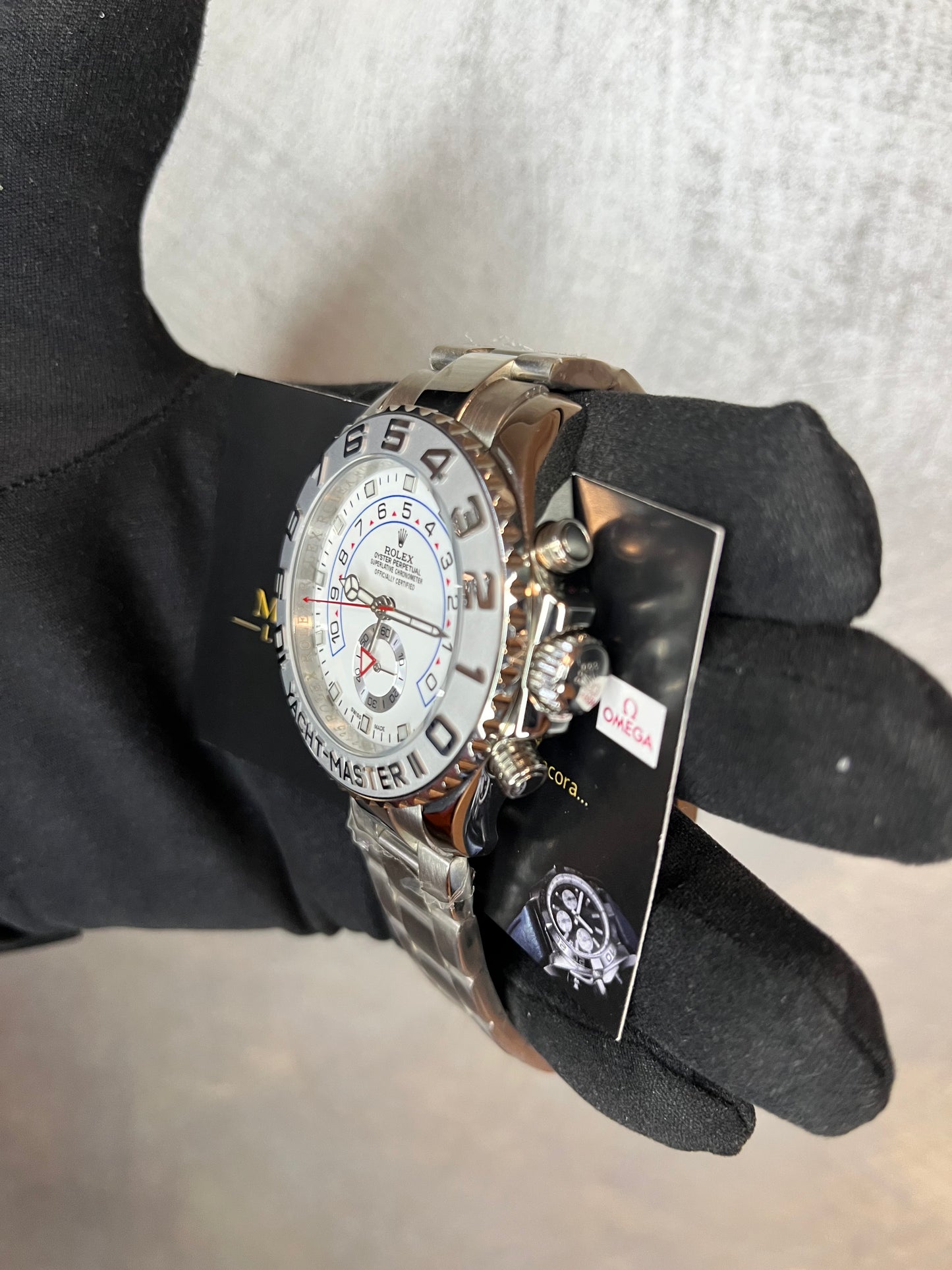 ROLEX YACHTMASTER ll QUADRANTE È GHIERA BIANCO