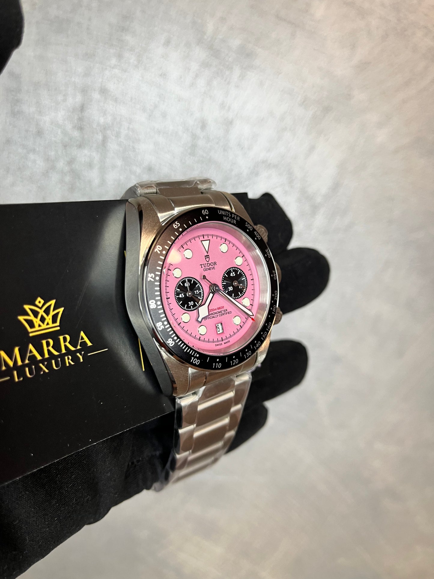 TUDOR BLACKBAY CHRONO ACCIAIO QUADRANTE ROSA