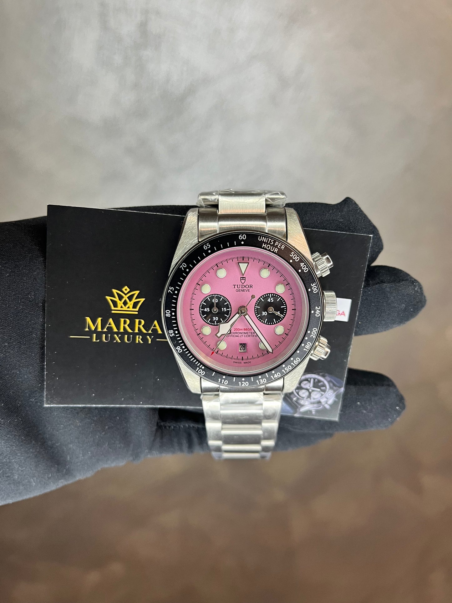 TUDOR BLACKBAY CHRONO ACCIAIO QUADRANTE ROSA