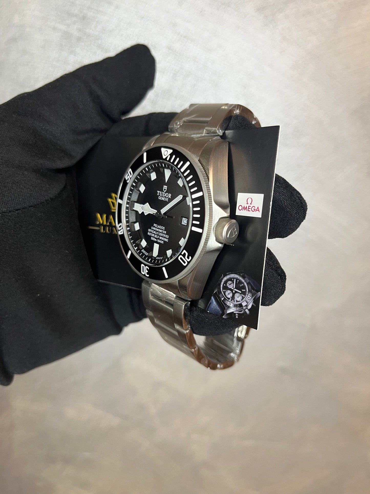 TUDOR PELAGOS QUADRANTE NERO