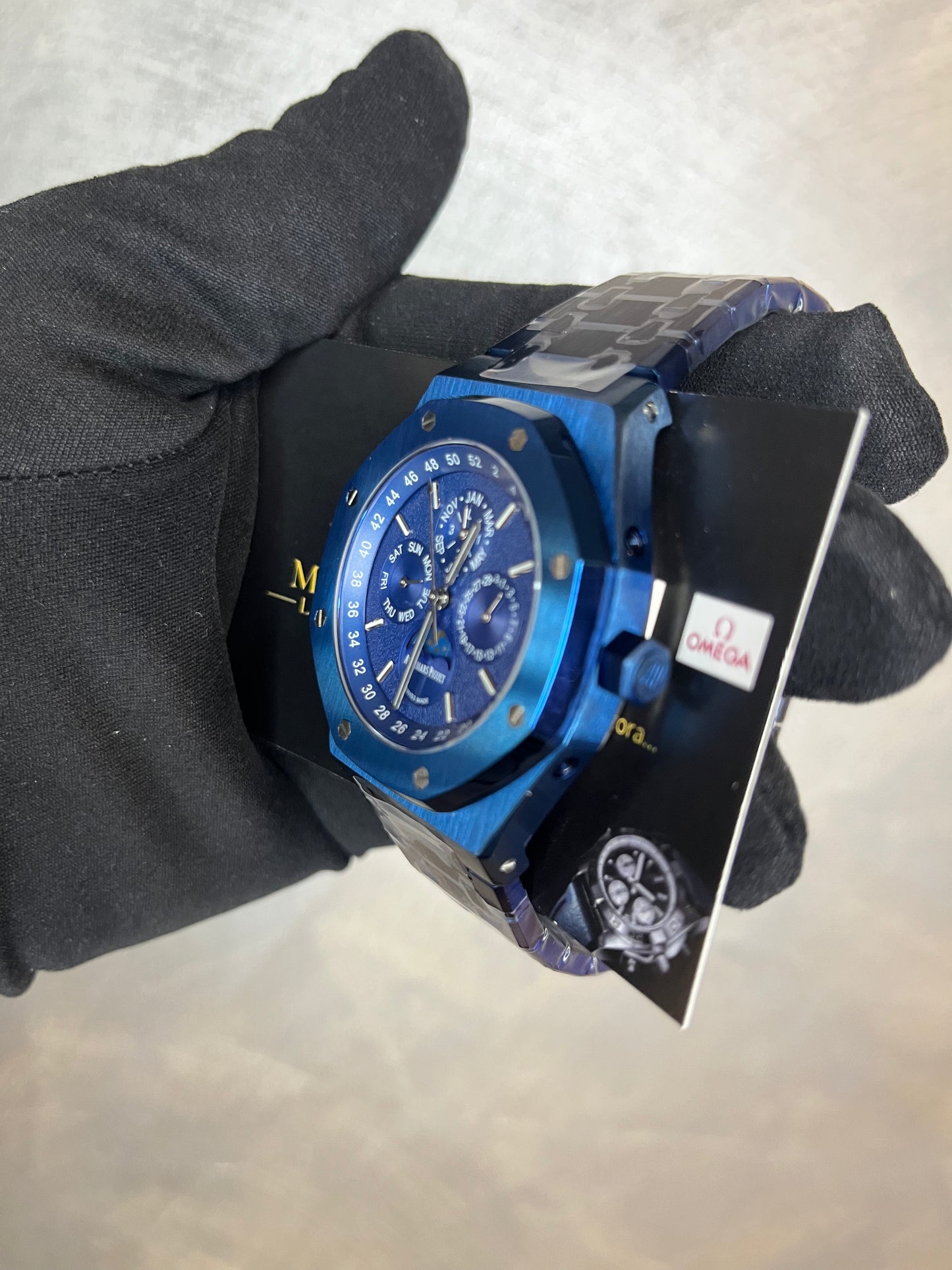 AUDEMARS PIGUET ROYAL OAK PERPETUAL CALENDAR CERAMICA BLU