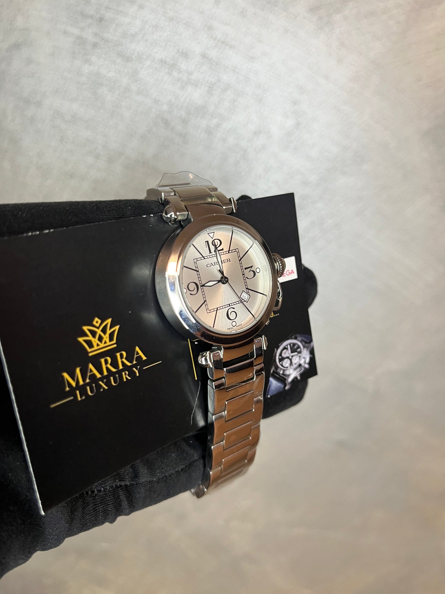 CARTIER PASHA QUADRANTE BIANCO 32 MM
