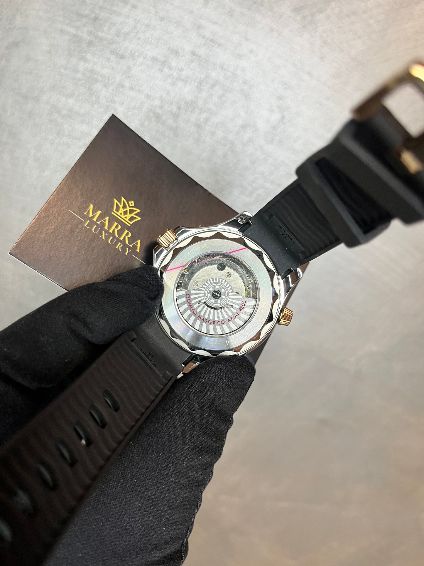 OMEGA SEAMASTER DIVER NERO ACCIAIO E ORO