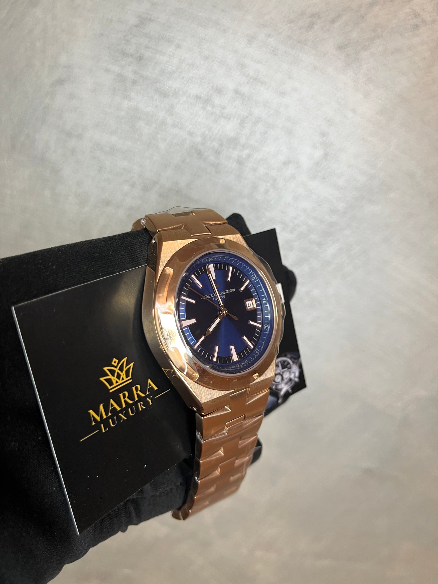 VACHERON CONSTANTIN OVERSEAS ORO ROSA QUADRANTE BLU
