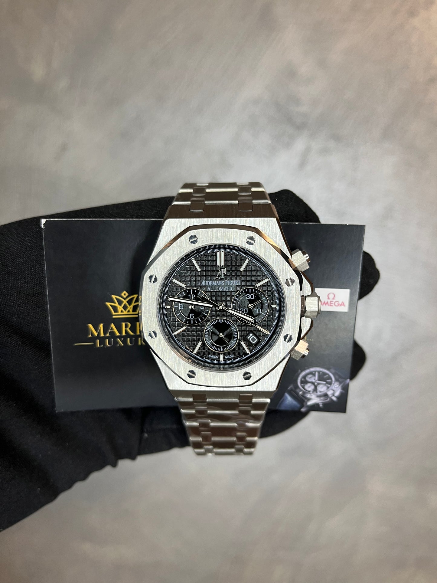 AUDEMARS PIGUET ROYAL OAK CHRONO ACCIAIO QUADRANTE NERO
