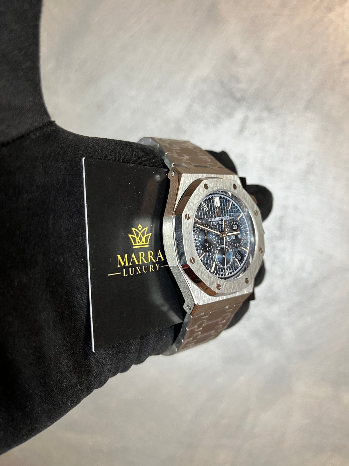AUDEMARS PIGUET ROYAL OAK CHRONO ACCIAIO QUADRANTE BLU