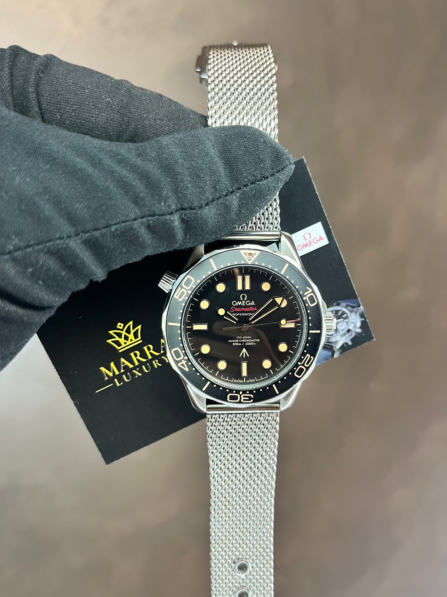 OMEGA SEAMASTER DIVER VINTAGE NERO MAGLIA MILANO