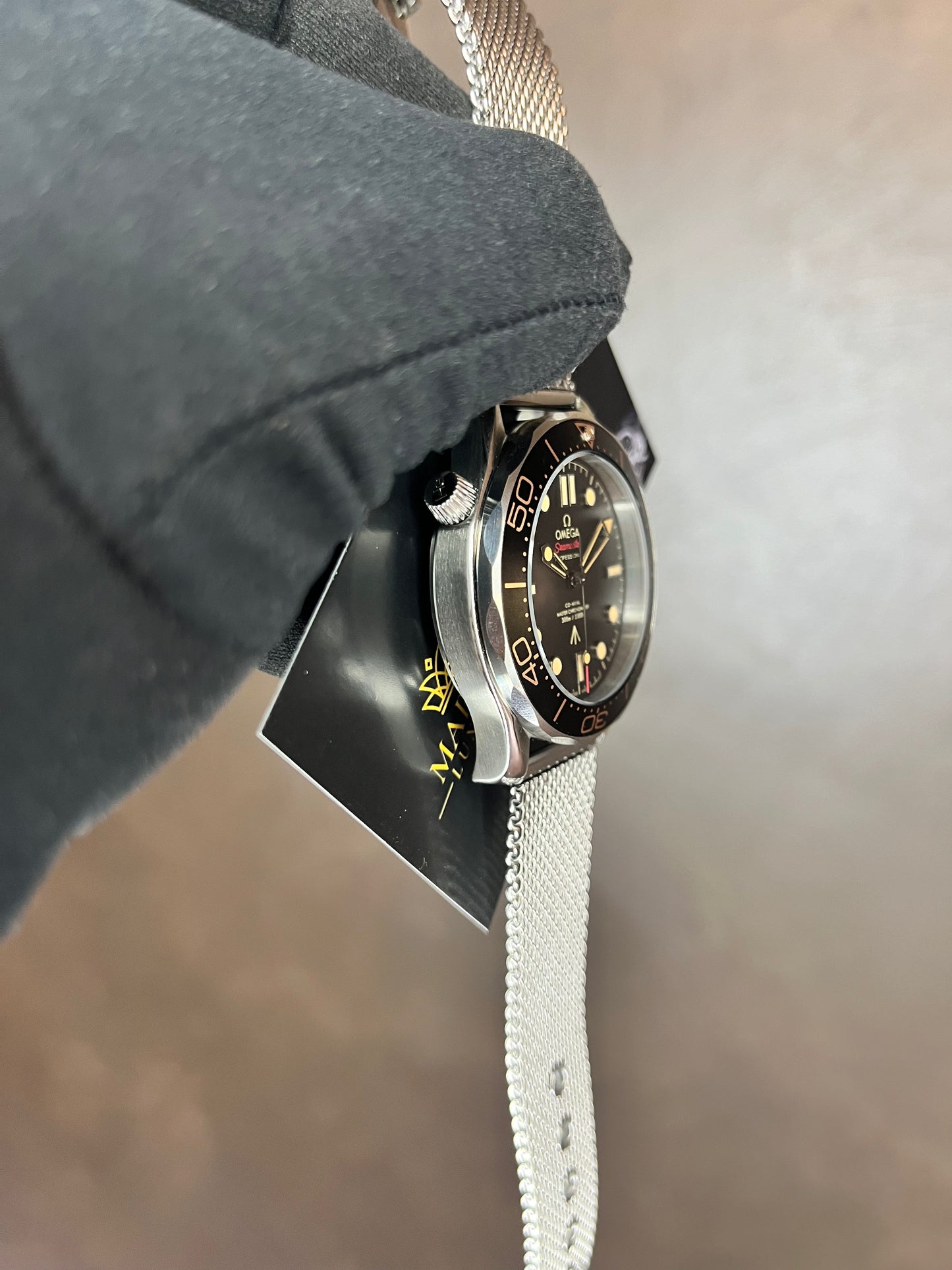 OMEGA SEAMASTER DIVER VINTAGE NERO MAGLIA MILANO