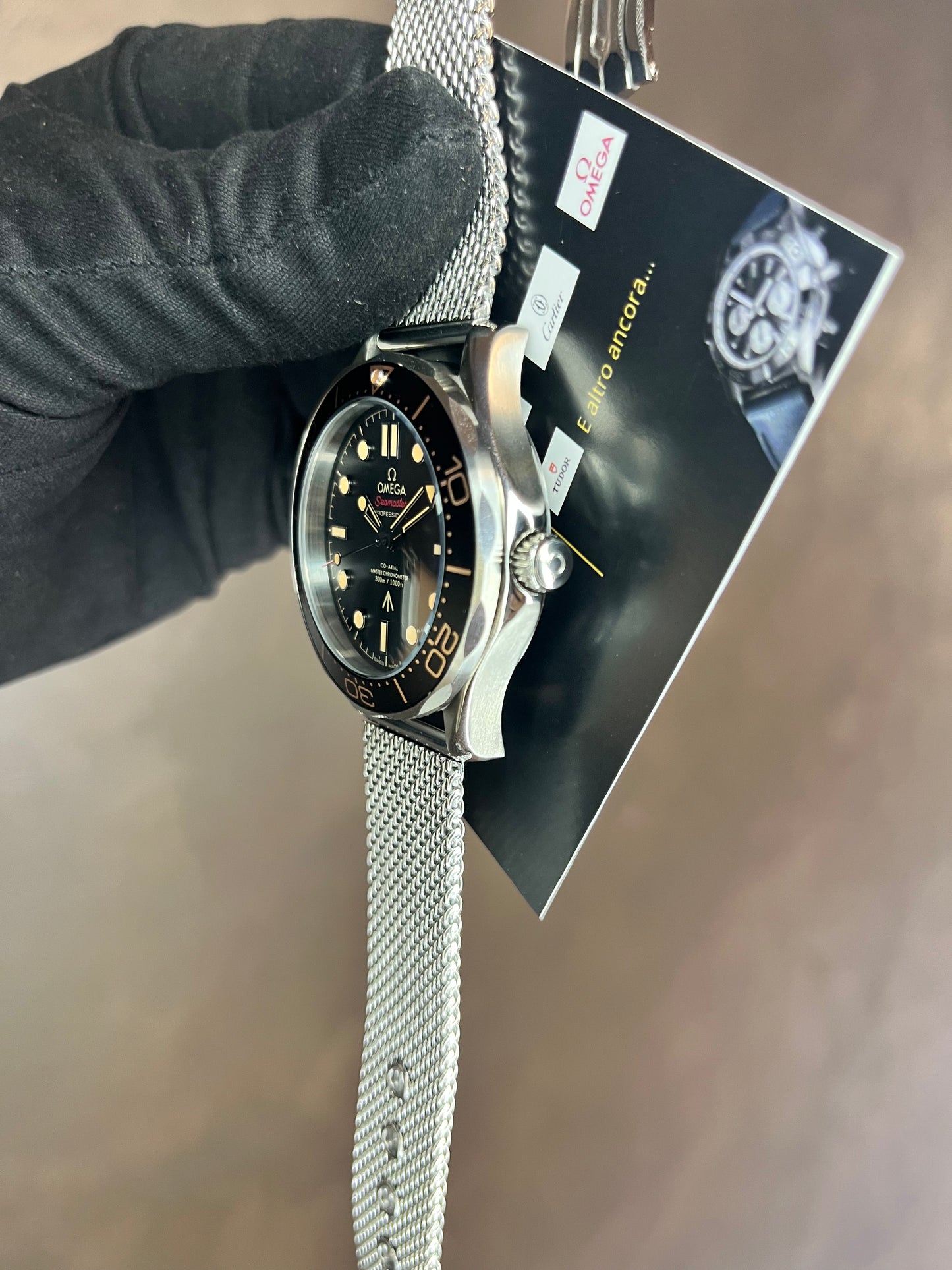 OMEGA SEAMASTER DIVER VINTAGE NERO MAGLIA MILANO