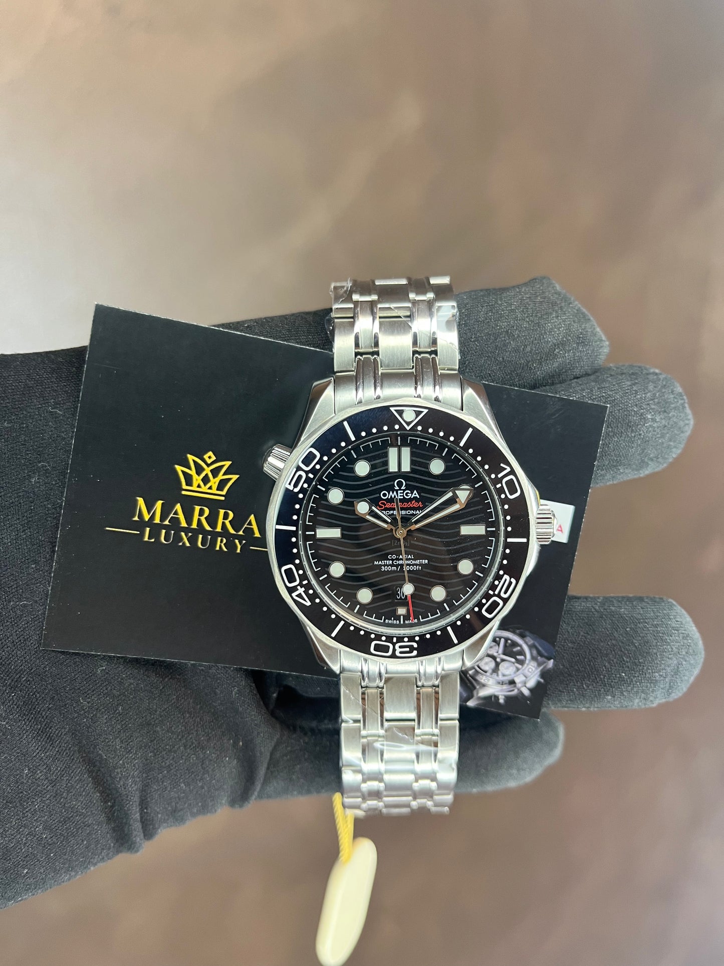 OMEGA SEAMASTER DIVER ACCIAIO QUADRANTE NERO