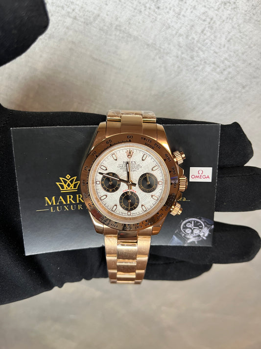 ROLEX DAYTONA ORO ROSA QUADRANTE METEORITE