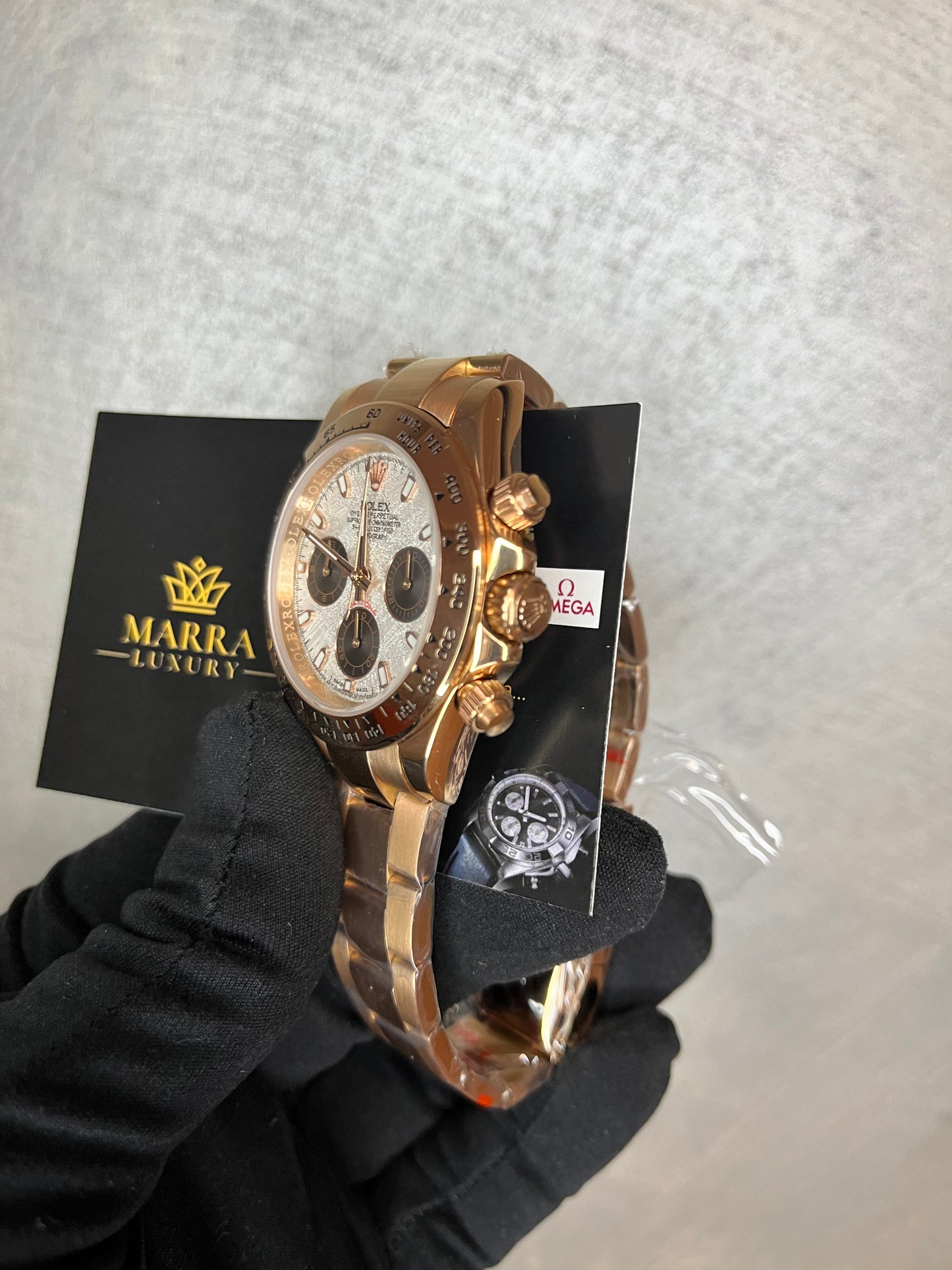 ROLEX DAYTONA ORO ROSA QUADRANTE METEORITE
