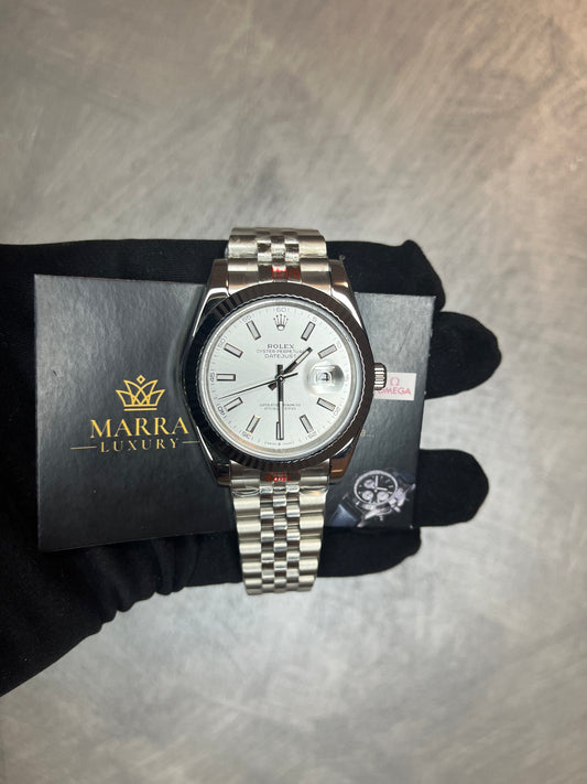 ROLEX DATEJUST JUBILEE QUADRANTE ARGENTO