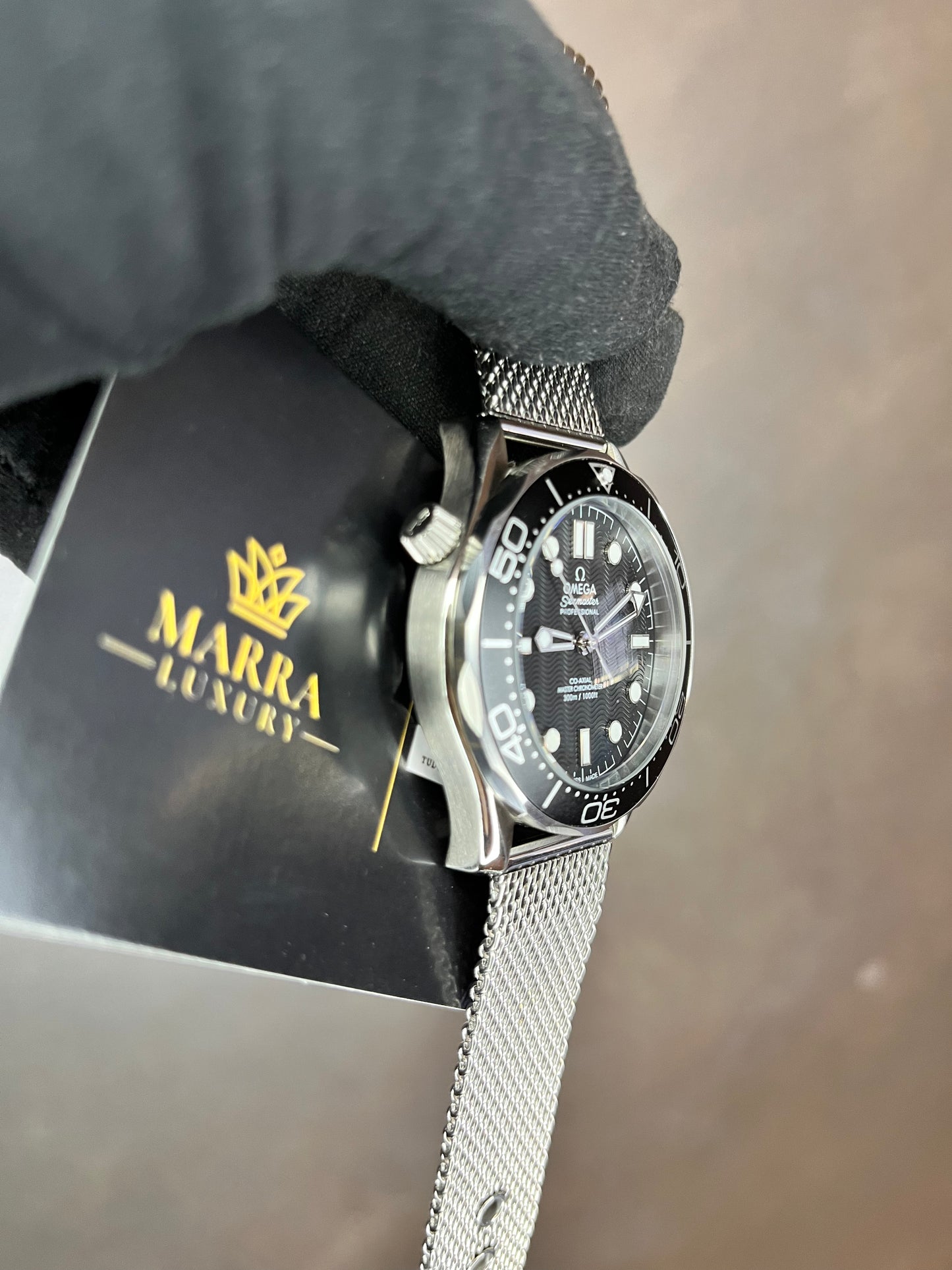 OMEGA SEAMASTER QUADRANTE NERO MAGLIA MILANO