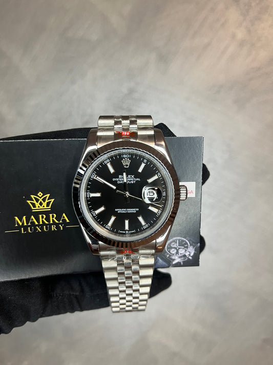 ROLEX DATE JUST JUBILEE QUADRANTE NERO