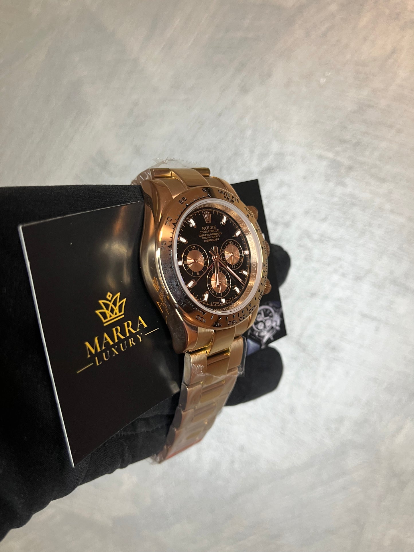 ROLEX DAYTONA ORO ROSA QUADRANTE NERO