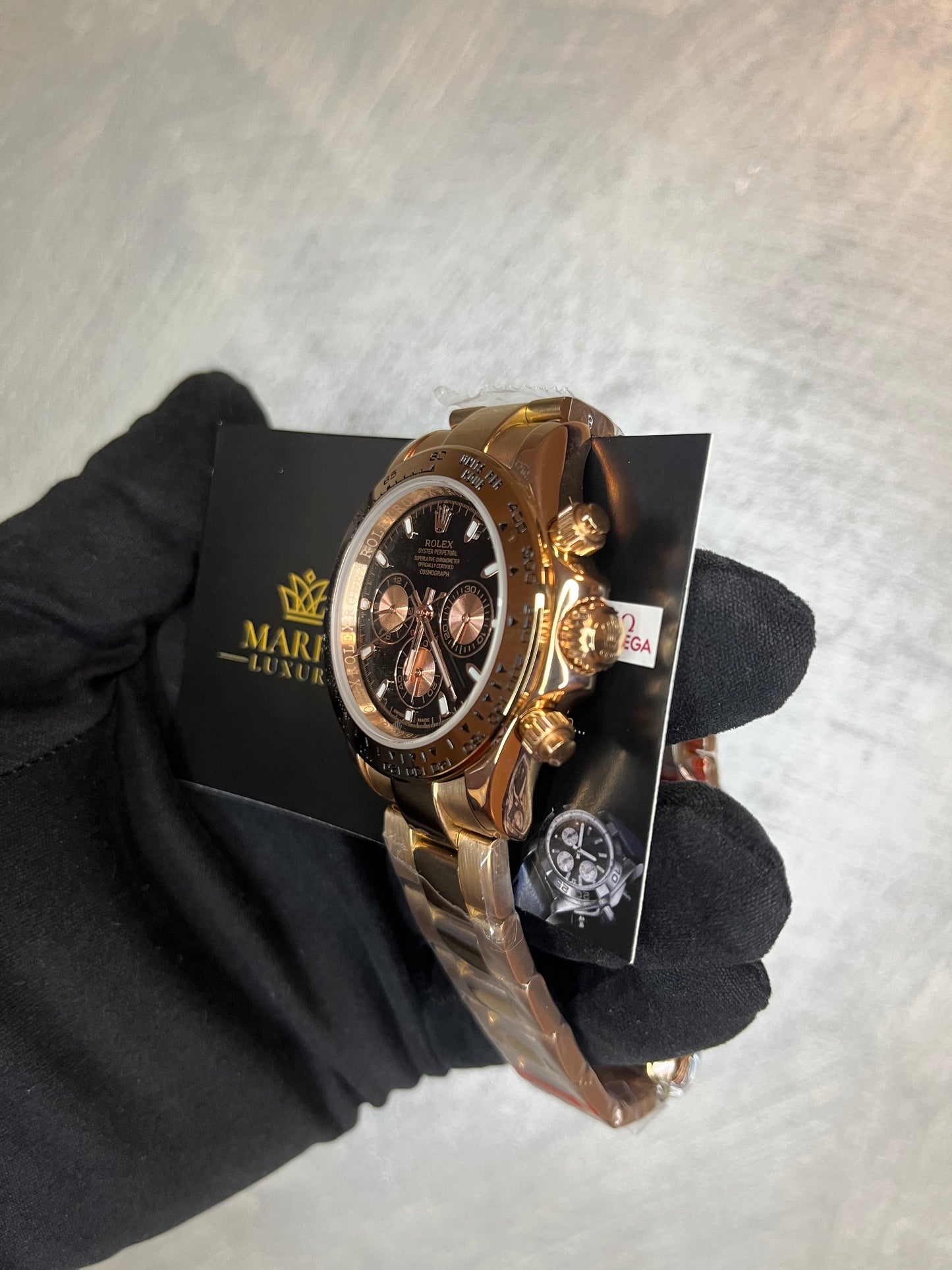 ROLEX DAYTONA ORO ROSA QUADRANTE NERO