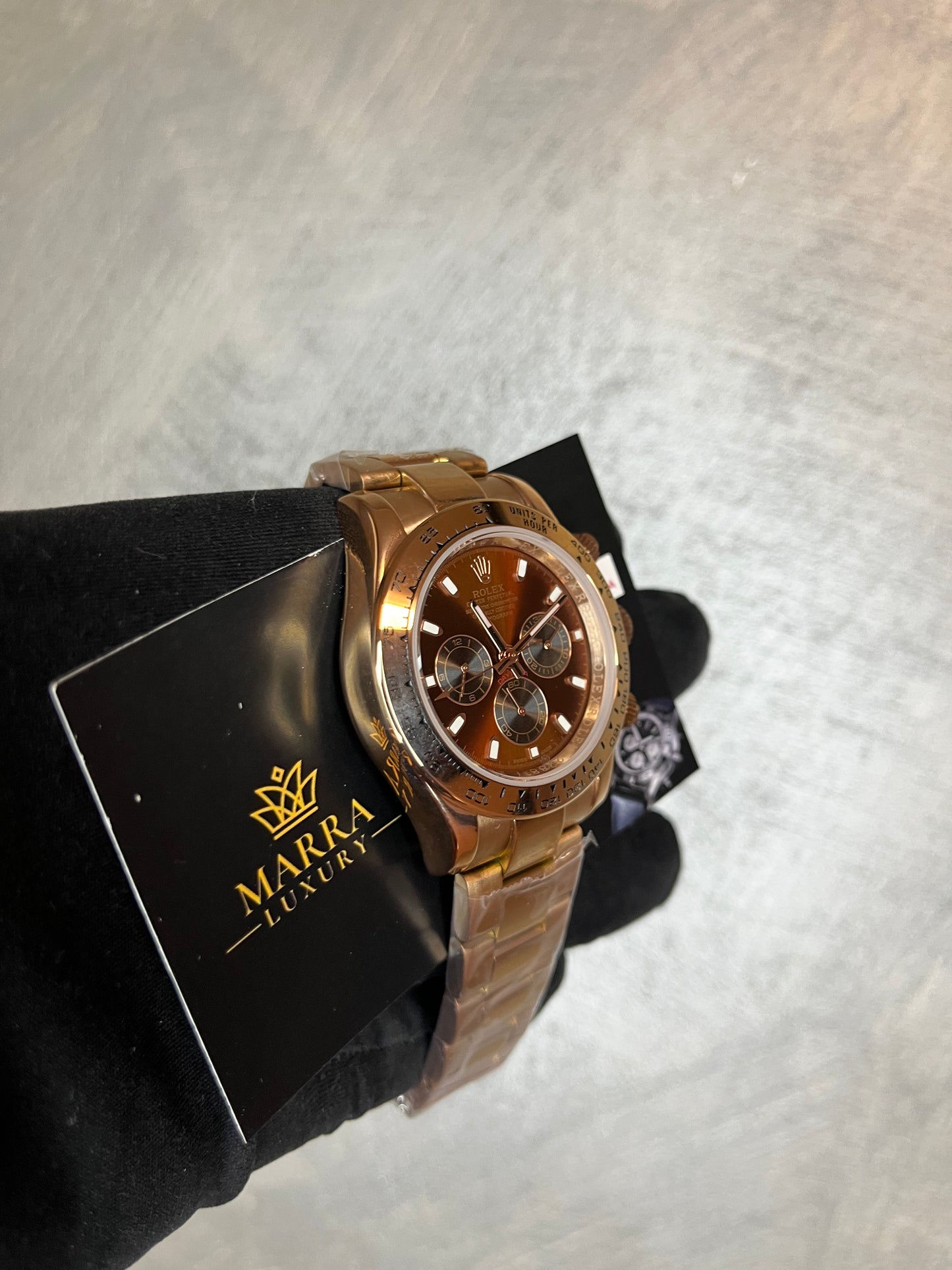 ROLEX DAYTONA ORO ROSA QUADRANTE CHOCOLAT