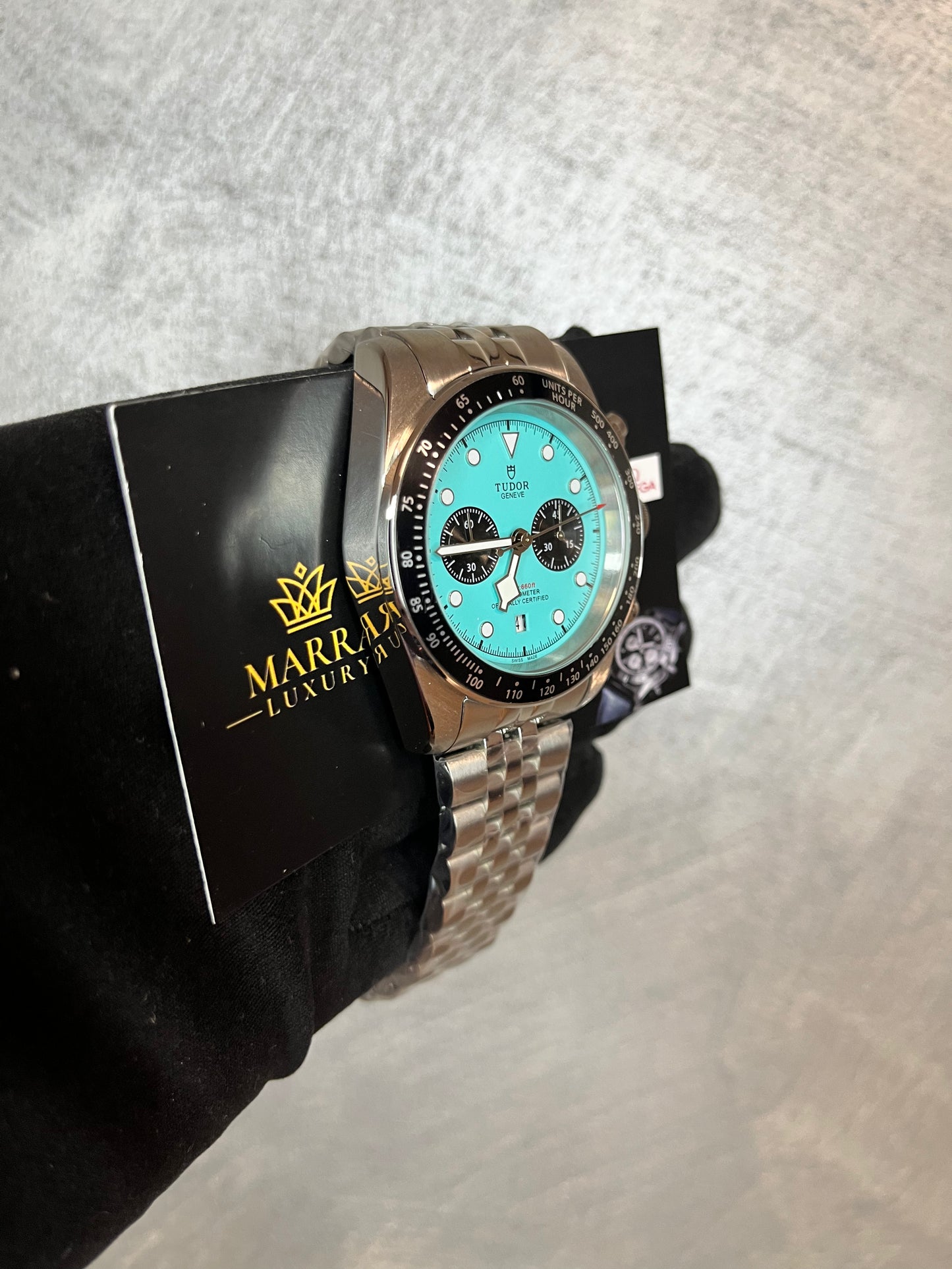 TUDOR BLACKBAY CHRONO ACCIAIO QUADRANTE TIFFANY