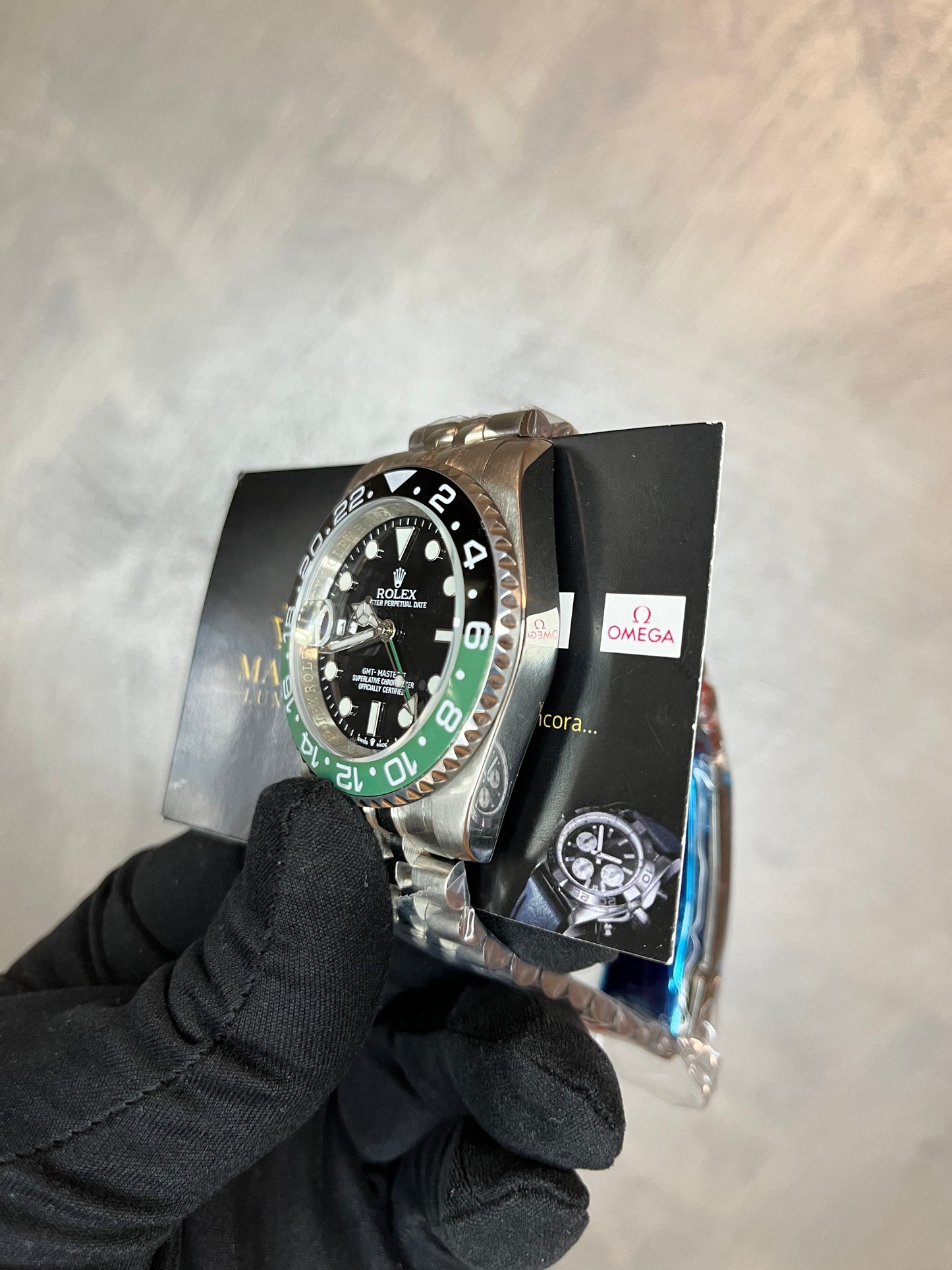 ROLEX GMT MASTER JUBILEE SPRITE VERDE E NERO