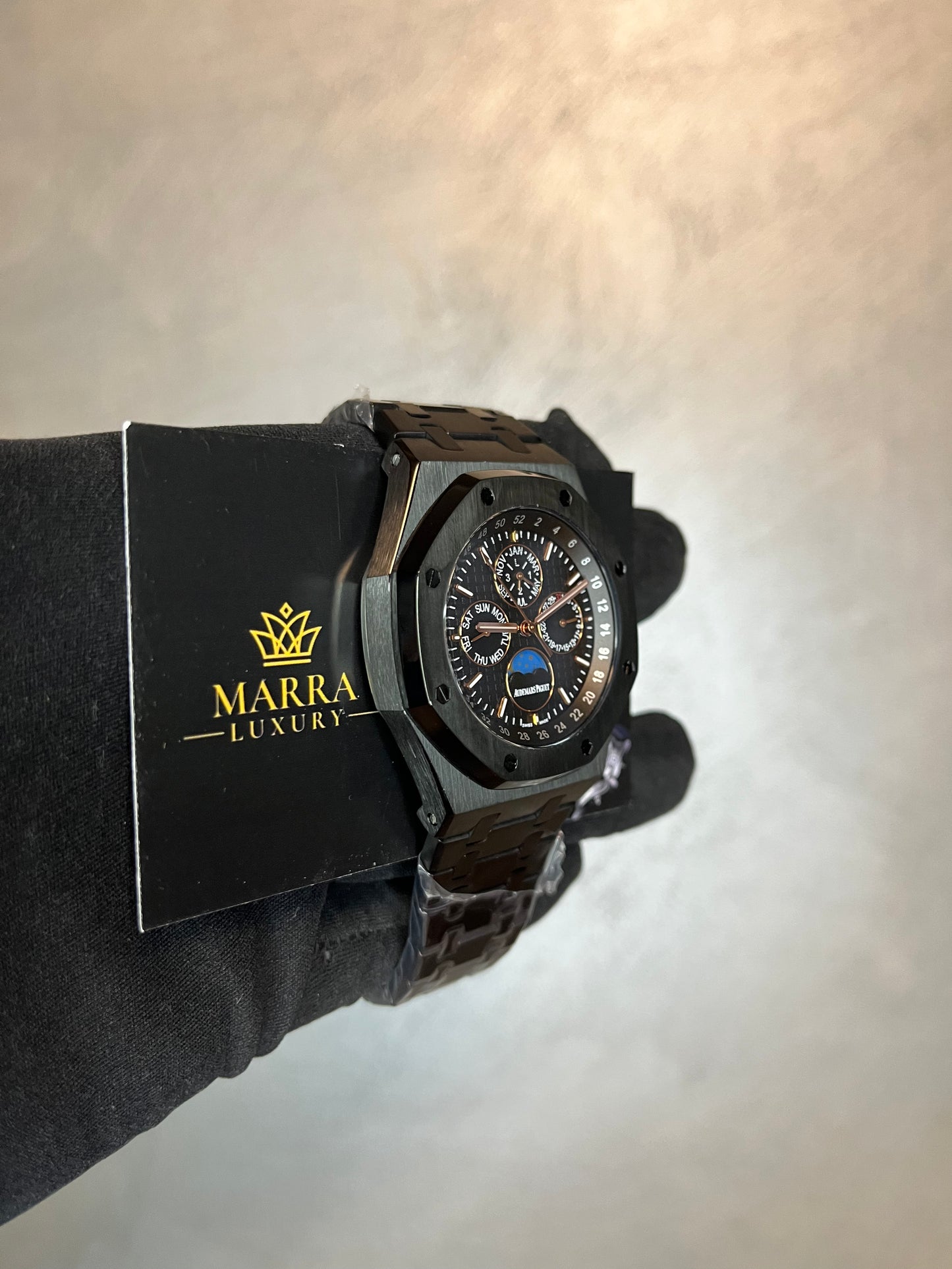 AUDEMARS PIGUET ROYAL OAK PERPETUAL CALENDAR FULL BLACK