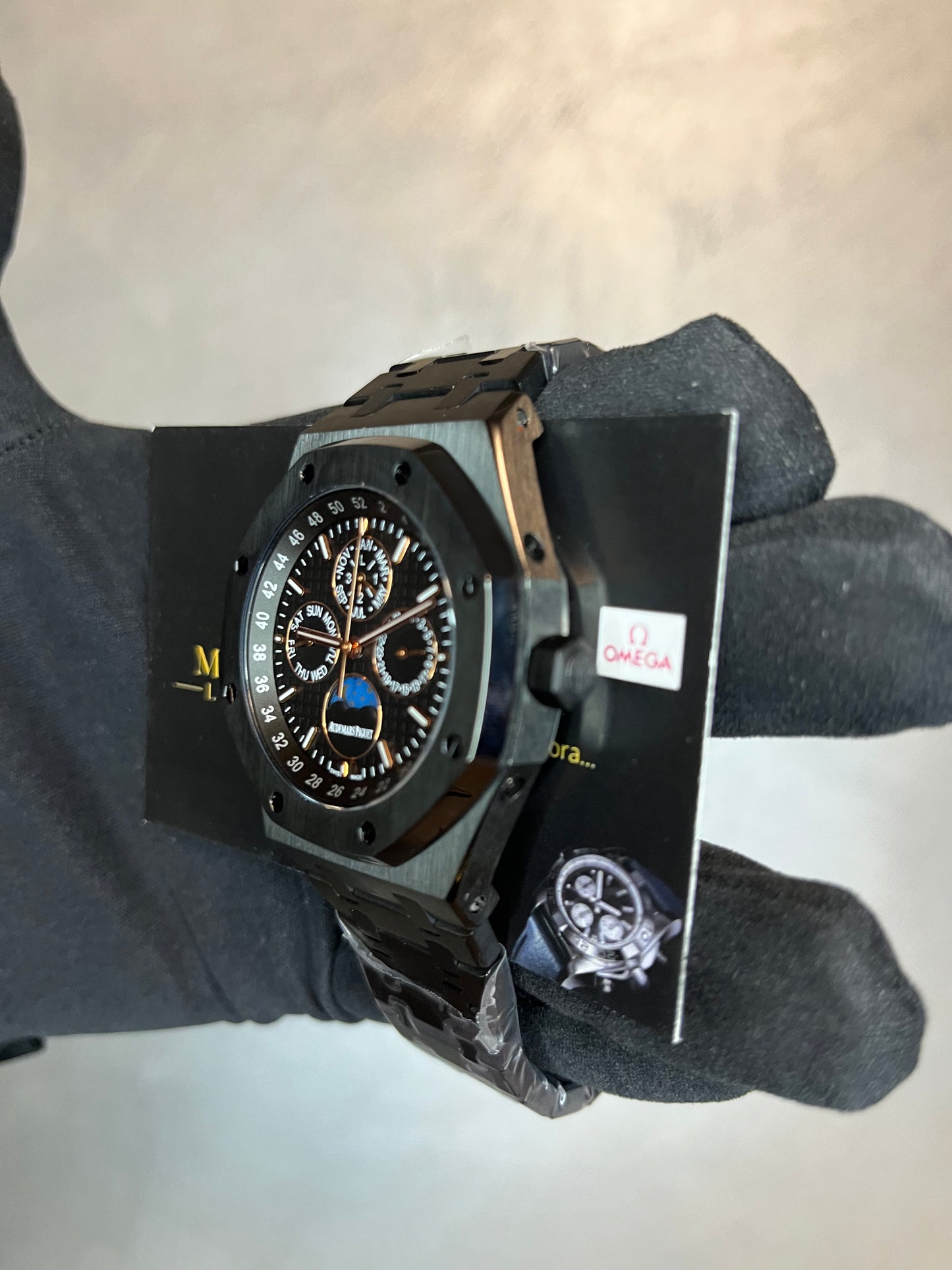 AUDEMARS PIGUET ROYAL OAK PERPETUAL CALENDAR FULL BLACK