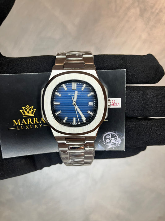 PATEK PHILIPPE NAUTILUS QUADRANTE BLU