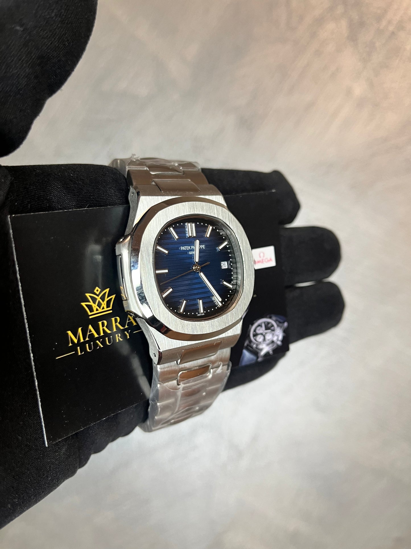 PATEK PHILIPPE NAUTILUS QUADRANTE BLU