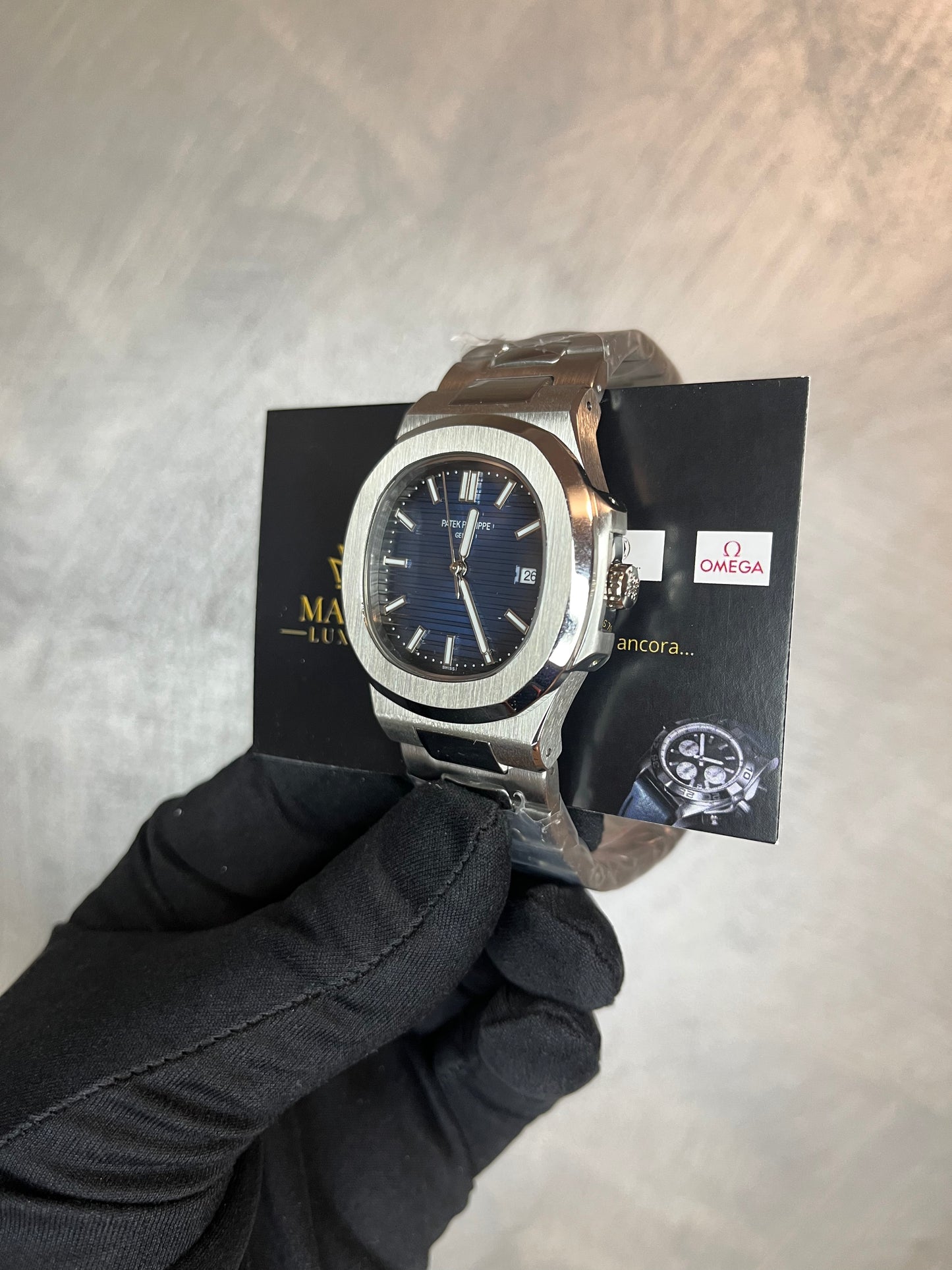 PATEK PHILIPPE NAUTILUS QUADRANTE BLU