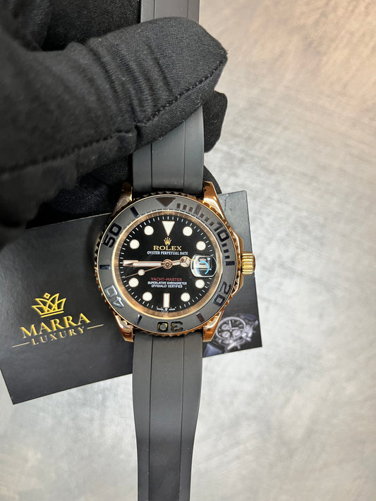 ROLEX YACHTMASTER OYSTERFLEX ORO ROSA
