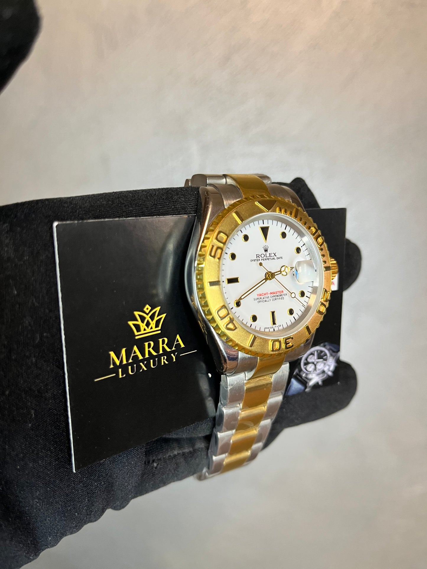 ROLEX YACHTMASTER VINTAGE ORO E ACCIAIO
